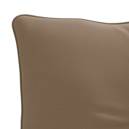 Rygpude PUTTEN 100% polyester Gråbrun 70 x 40 x 10 cm