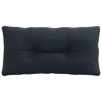 Rygpude PUTTEN 100% polyester Mørk blå 70 x 40 x 10 cm