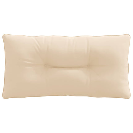 Rygpude PUTTEN 100% polyester Cremefarvet 70 x 40 x 10 cm