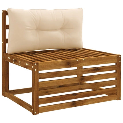 Rygpude PUTTEN 100% polyester Cremefarvet 70 x 40 x 10 cm