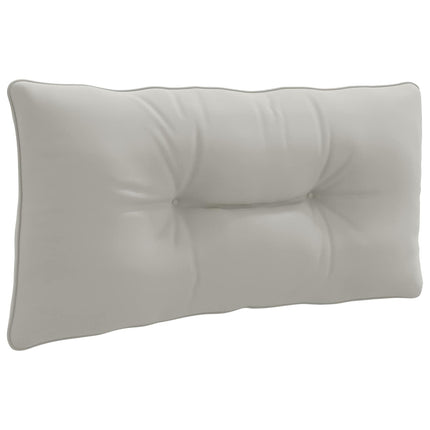 Rygpude PUTTEN 100% polyester Grå 70 x 40 x 10 cm