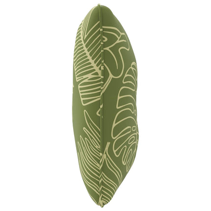 Rygpude PUTTEN 100% polyester Bladdesign 70 x 40 x 10 cm