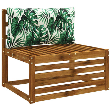 Rygpude PUTTEN 100% polyester Bladmønster 70 x 40 x 10 cm