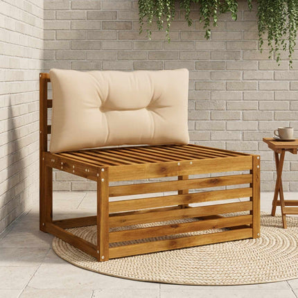 Rygpude PUTTEN 100% polyester Sandfarvet 70 x 40 x 10 cm