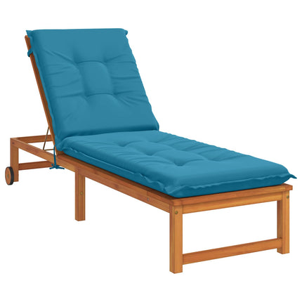 Solseng Pude GEMERT 100% polyester Lyseblå 190 x 50 x 9 cm