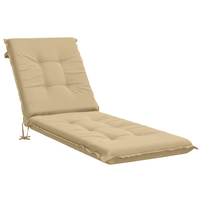 Solseng Pude GEMERT 100% polyester Beige 190 x 60 x 9 cm