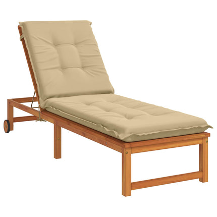 Solseng Pude GEMERT 100% polyester Beige 190 x 60 x 9 cm
