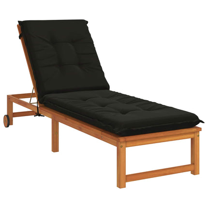 Solseng Pude GEMERT 100% polyester Sort 190 x 60 x 9 cm