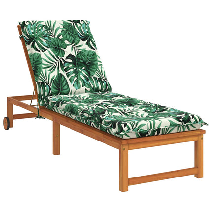 Solseng Pude GEMERT 100% polyester Bladmønster 190 x 60 x 9 cm