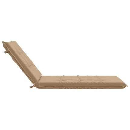 Solseng Pude GEMERT 100% polyester Sandfarvet 190 x 70 x 9 cm