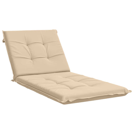 Solseng Pude GEMERT 100% polyester Cremefarvet 190 x 70 x 9 cm