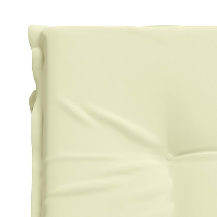 Solseng Pude GEMERT 100% polyester Cremefarvet 190 x 70 x 9 cm