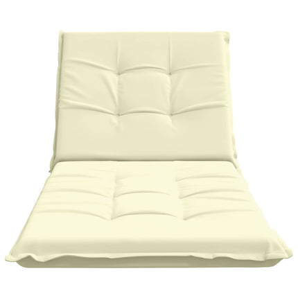 Solseng Pude GEMERT 100% polyester Cremefarvet 190 x 70 x 9 cm