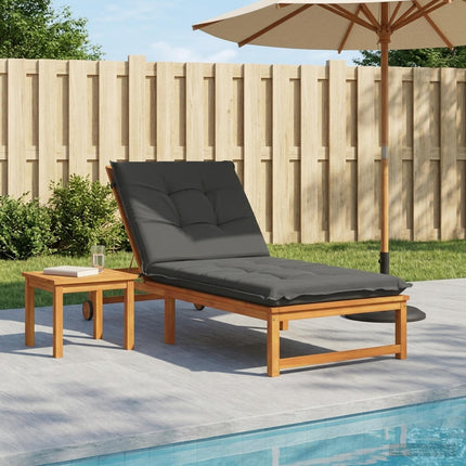 Solseng Pude GEMERT 100% polyester Antracit 190 x 80 x 9 cm
