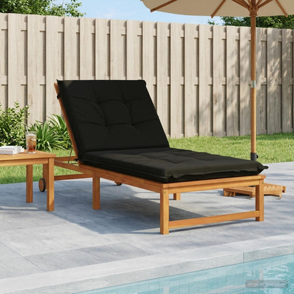 Solseng Pude GEMERT 100% polyester Sort 190 x 70 x 9 cm
