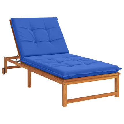 Solseng Pude GEMERT 100% polyester Kongelig blå 190 x 80 x 9 cm
