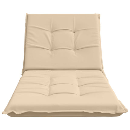 Solseng Pude GEMERT 100% polyester Cremefarvet 190 x 90 x 9 cm