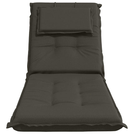 Solseng Pude GEMERT 100% polyester Antracit 190 x 50 x 9 cm