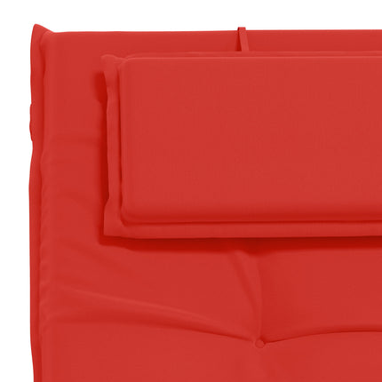 Solseng Pude GEMERT 100% polyester Rød 190 x 50 x 9 cm