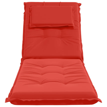 Solseng Pude GEMERT 100% polyester Rød 190 x 50 x 9 cm