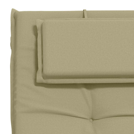 Solseng Pude GEMERT 100% polyester Lys grøn 190 x 60 x 9 cm