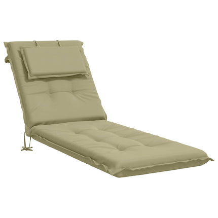 Solseng Pude GEMERT 100% polyester Lys grøn 190 x 60 x 9 cm