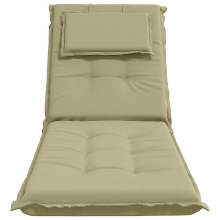 Solseng Pude GEMERT 100% polyester Lys grøn 190 x 60 x 9 cm