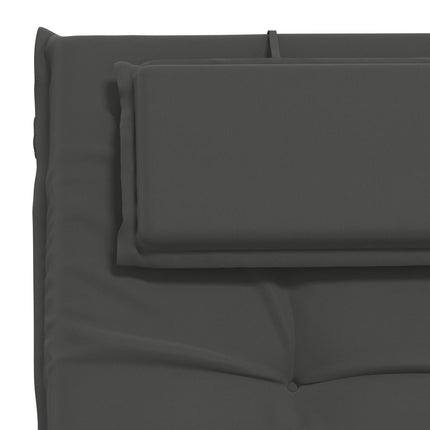 Solseng Pude GEMERT 100% polyester Antracit 190 x 60 x 9 cm