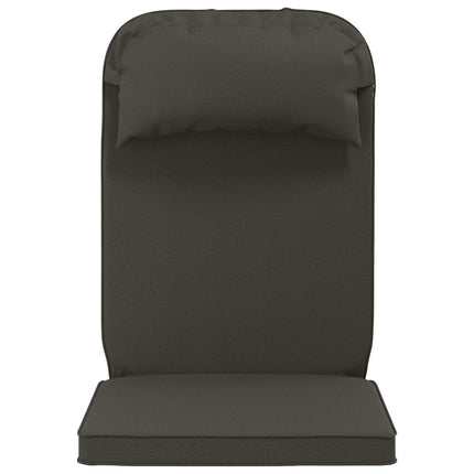 Solseng Pude 100% polyester Antracit 55 x 124 x 5 cm