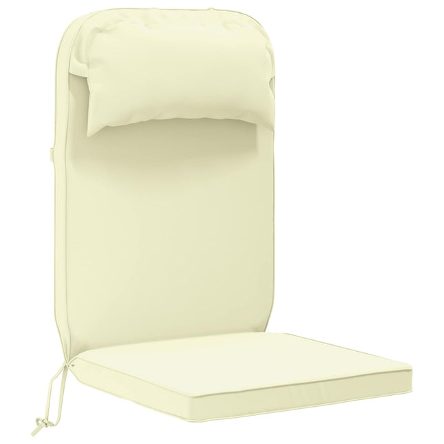 Solseng Pude 100% polyester Cremefarvet 55 x 124 x 5 cm
