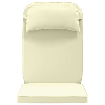 Solseng Pude 100% polyester Cremefarvet 55 x 124 x 5 cm