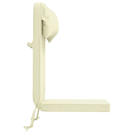 Solseng Pude 100% polyester Cremefarvet 55 x 124 x 5 cm