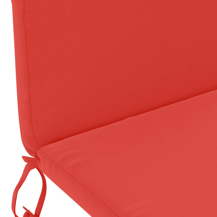 Solseng Pude GEMERT 100% polyester Rød 47 x 131 x 5 cm