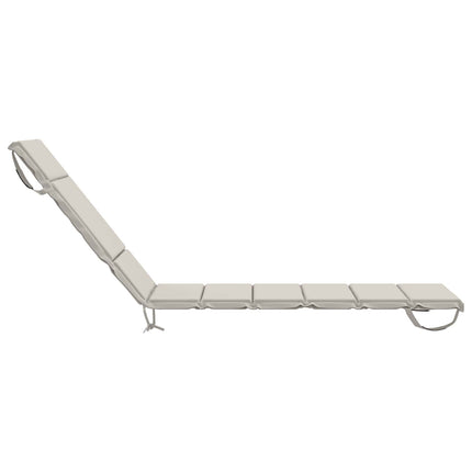 Solseng Pude GEMERT 100% polyester Hvid 200 x 50 x 3 cm