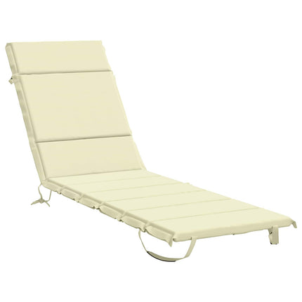 Solseng Pude GEMERT 100% polyester Cremefarvet 200 x 50 x 3 cm
