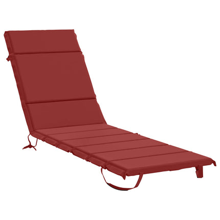 Solseng Pude GEMERT 100% polyester Vinrød 200 x 50 x 3 cm