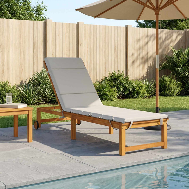 Solseng Pude GEMERT 100% polyester Hvid 200 x 50 x 3 cm