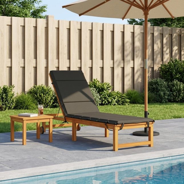 Solseng Pude GEMERT 100% polyester Antracit 200 x 50 x 3 cm