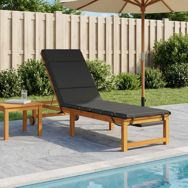 Solseng Pude GEMERT 100% polyester Antracit 200 x 60 x 3 cm