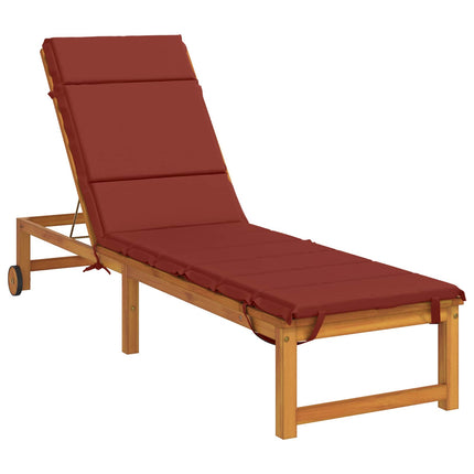 Solseng Pude GEMERT 100% polyester Rød 200 x 60 x 3 cm