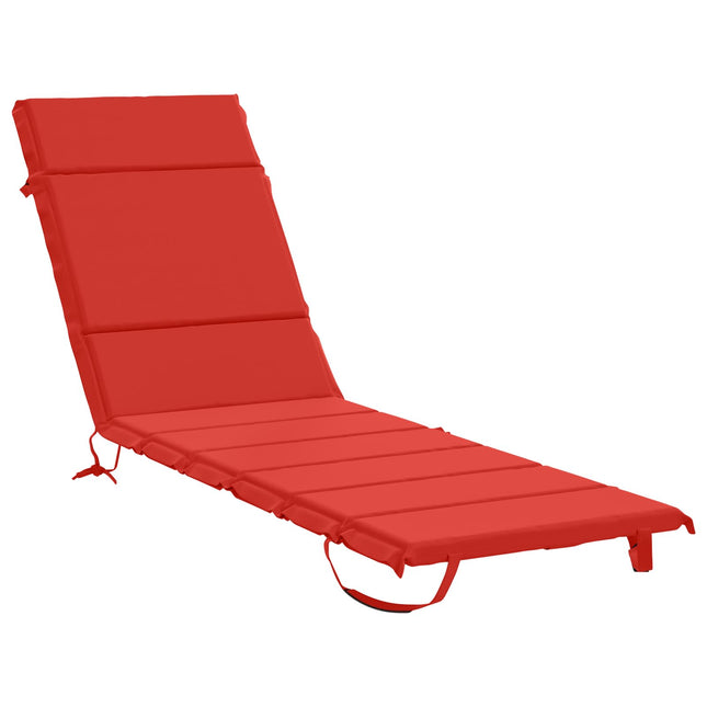Solseng Pude GEMERT 100% polyester Rød 200 x 60 x 3 cm