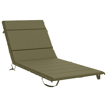 Solseng Pude GEMERT 100% polyester Olivengrøn 200 x 70 x 3 cm