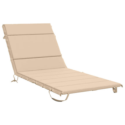 Solseng Pude GEMERT 100% polyester Cremefarvet 200 x 70 x 3 cm