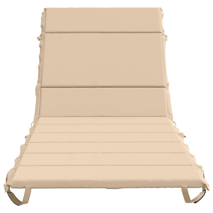 Solseng Pude GEMERT 100% polyester Cremefarvet 200 x 70 x 3 cm