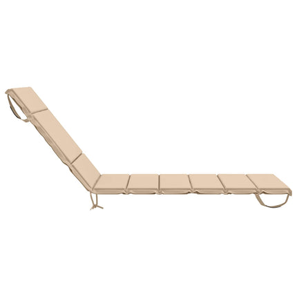 Solseng Pude GEMERT 100% polyester Cremefarvet 200 x 70 x 3 cm