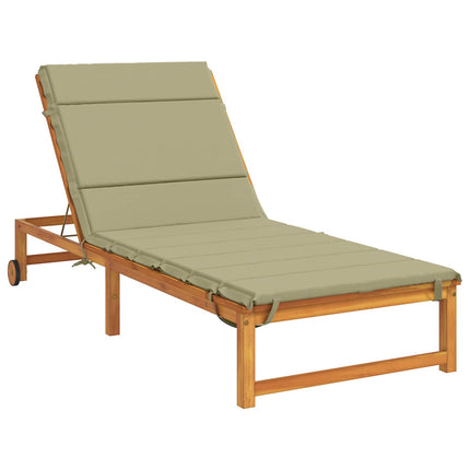 Solseng Pude GEMERT 100% polyester Lys grøn 200 x 80 x 3 cm