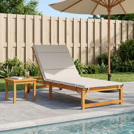 Solseng Pude GEMERT 100% polyester Hvid 200 x 80 x 3 cm
