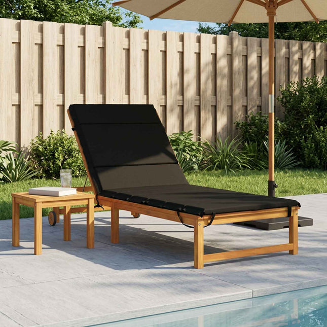 Solseng Pude GEMERT 100% polyester Sort 200 x 80 x 3 cm