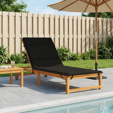 Solseng Pude GEMERT 100% polyester Sort 200 x 80 x 3 cm
