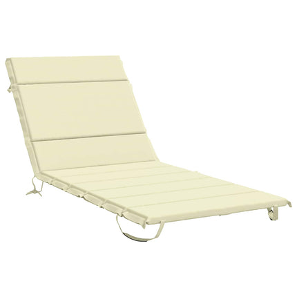 Solseng Pude GEMERT 100% polyester Cremefarvet 200 x 80 x 3 cm